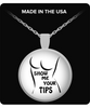 Show Me Your Tips Round Necklace