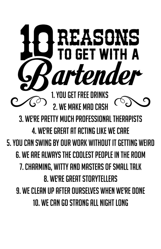 10 Reasons to Get with a Bartender Coffee Mug