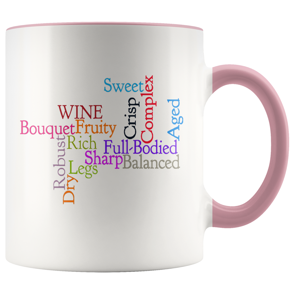 Describing Wine Word Art Coffee Mug