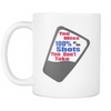 Miss 100 Percent Shots White Coffee Mug