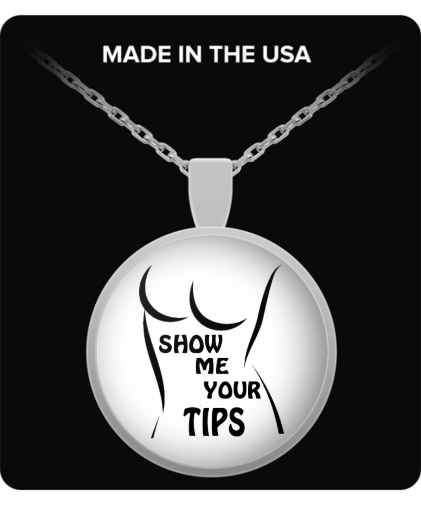Show Me Your Tips Round Necklace
