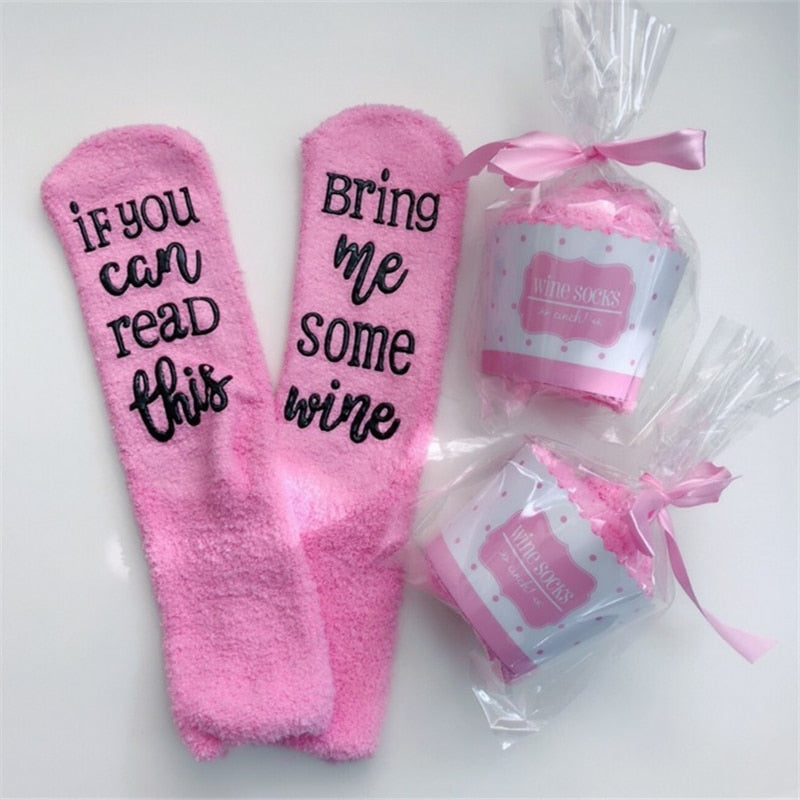 Bring Me Some Wine Socks