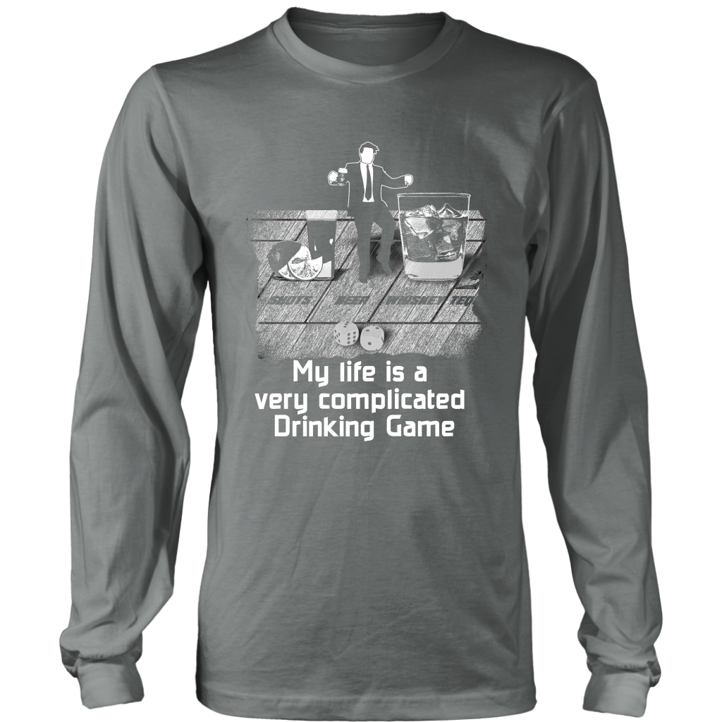 Complicated Drinking Game Long Sleeve Shirt