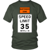 Bartender Zone Speed Limit Tshirt